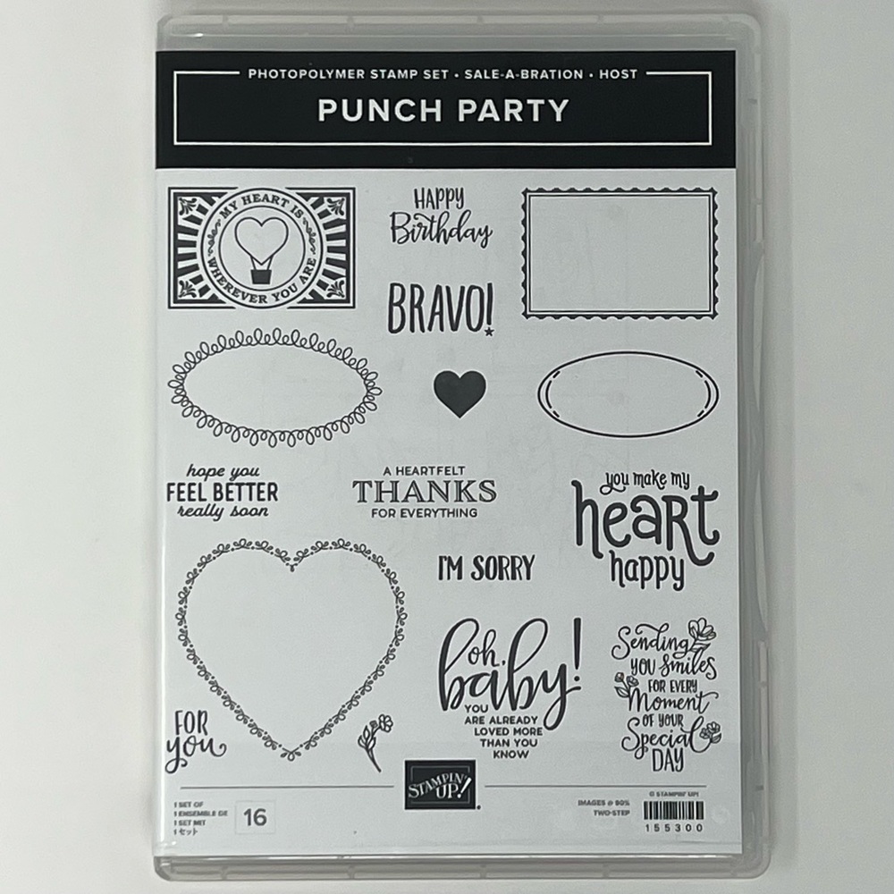 Stampin’ Up! Punch Party Stamp Set New! NWOT